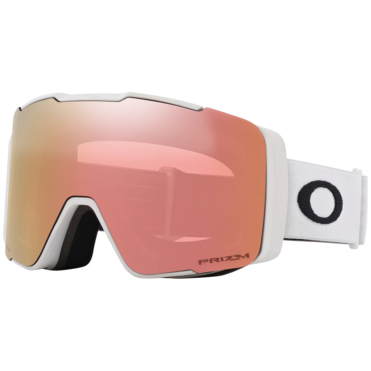 Oakley Line Miner Pro M Prizm Goggles in Matte White/Rose Gold