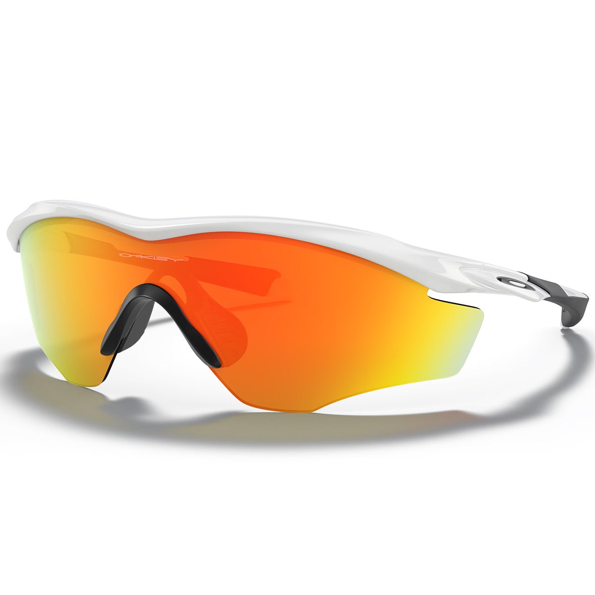 Oakley M2 Frame XL Sunglasses in Pol White/ Fire Irid Boardertown