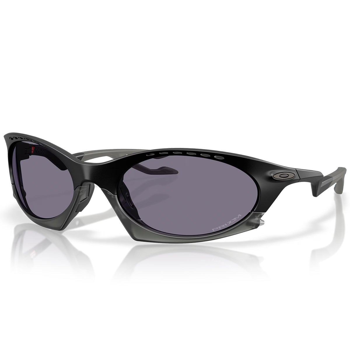 Oakley Plantaris Prizm Sunglasses in Matte Black/Grey | Boardertown JP