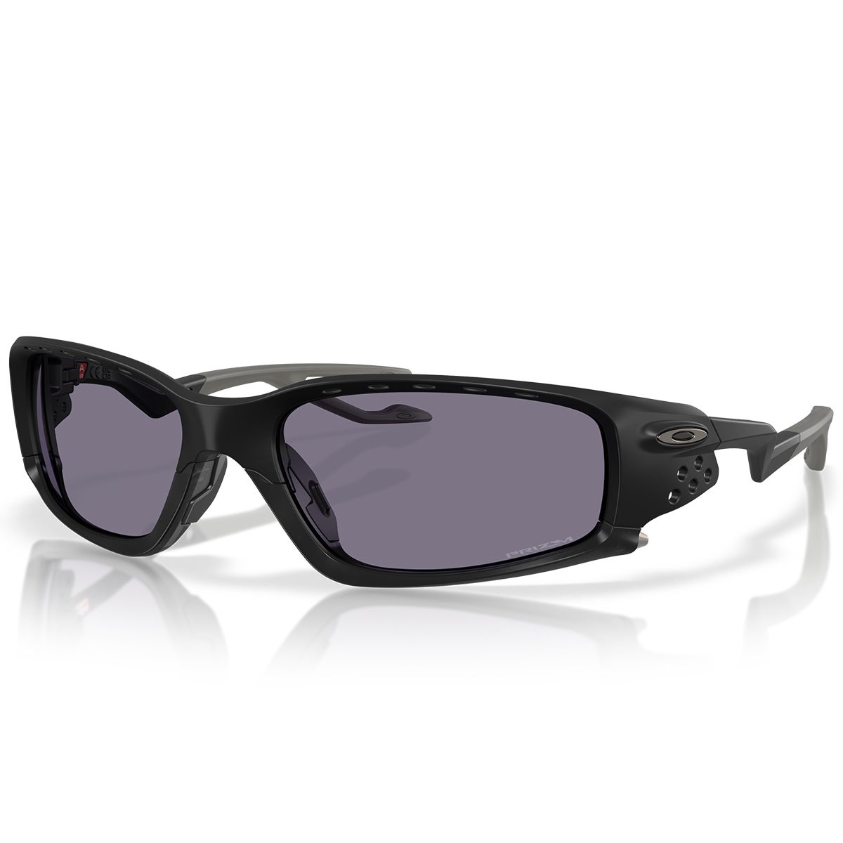 Oakley Plantaris Sq Prizm Sunglasses in Matte Black/Prizm Grey