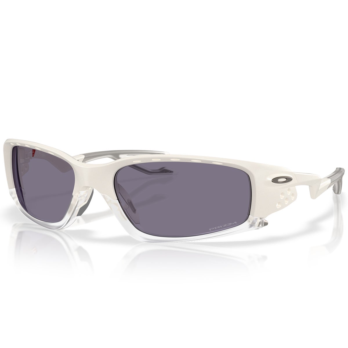 【今週限定値下げ】Oakley Plantaris White Oakley Plantaris Sq Prizm Sunglasses in Matte Mist/Prizm Grey