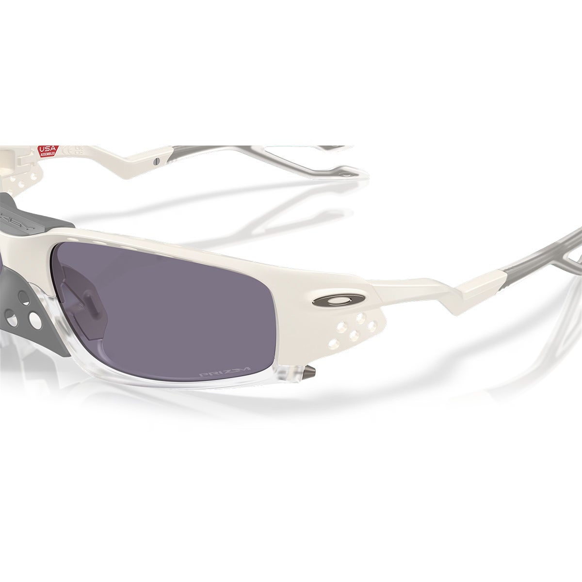 Oakley Plantaris Sq Prizm Sunglasses in Matte Mist/Prizm Grey