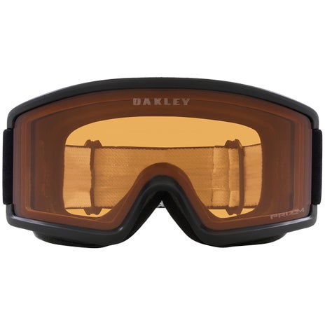 Oakley Target Line S Goggles in Matte Black/Persimmon