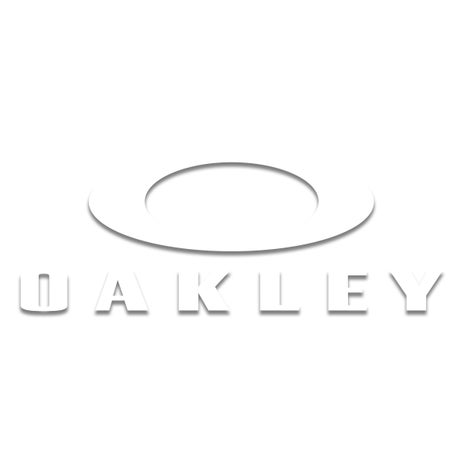 Oakley Vinyl Die-Cut Sticker in White