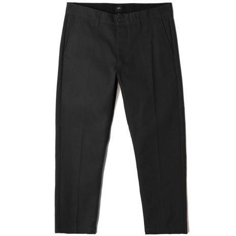 Obey Straggler Flooded Pants in Black