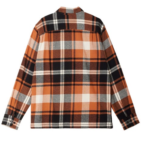 Obey Trent Woven Shirt in Copper