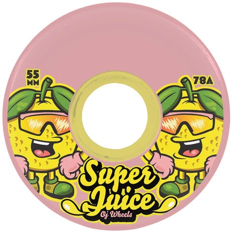 OJ Paloma Mini Super Juice 78A Skateboard Wheels in Pink