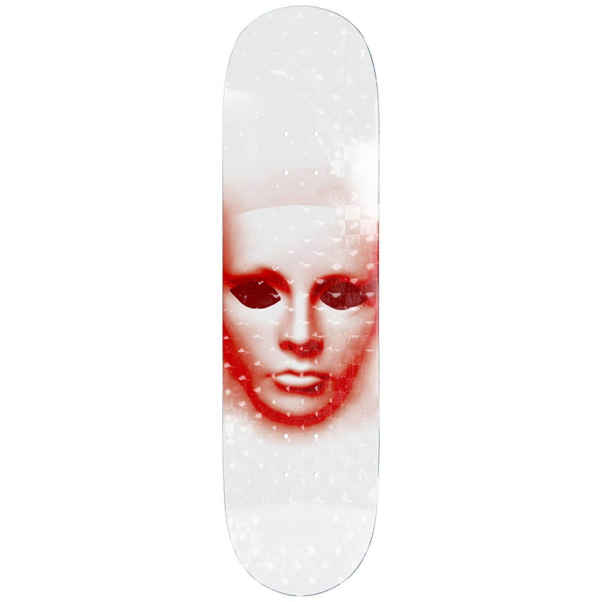 スケートボード OPERA SKATEBOARD DECK FACE 7,50inch Opera Face EX7 Skateboard Deck in White Holographic | Boardertown