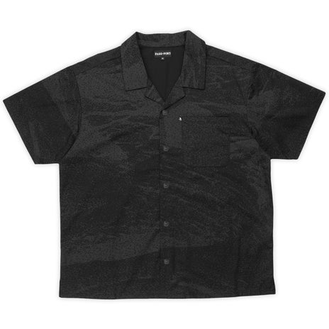 Passport Cave In Casual Shirt in Black