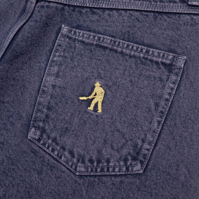 Passport Denim Workers Club Jean in Purple Over Dye