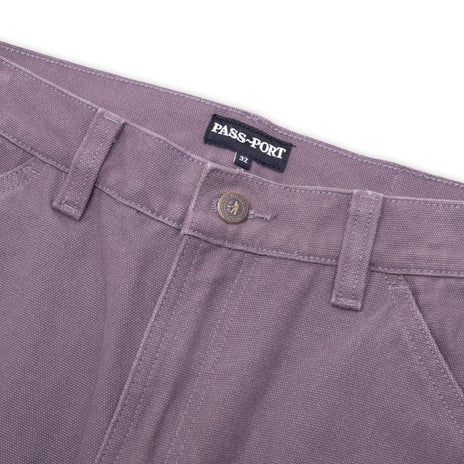 Passport Double Knee Diggers Club Pant in Washed Lilac