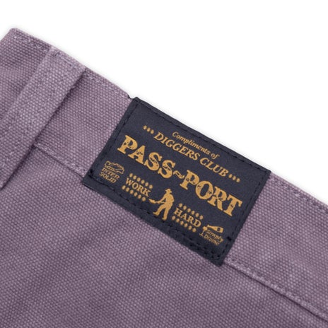 Passport Double Knee Diggers Club Pant in Washed Lilac