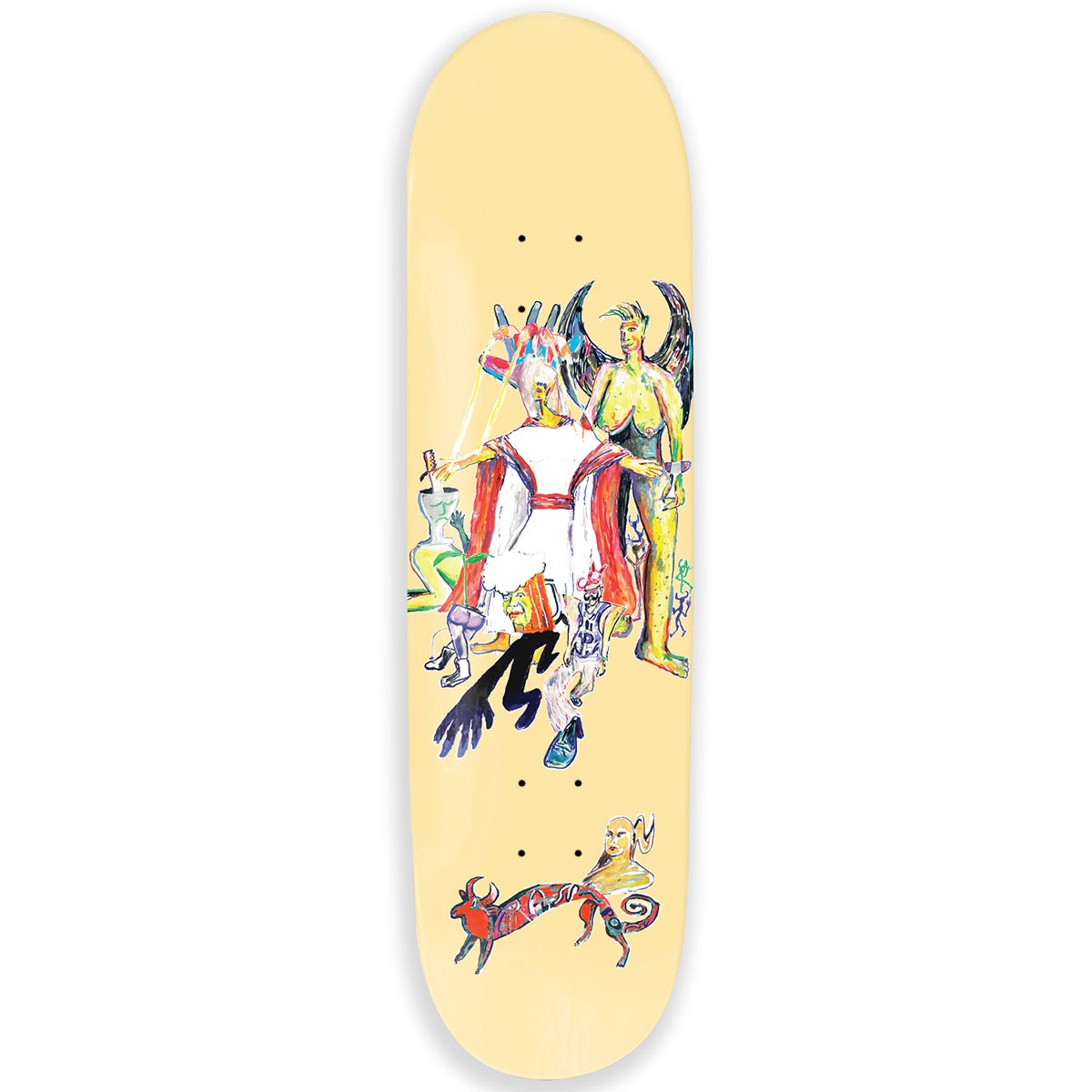 Passport Heaven & Hell Skateboard Deck in Bull | Boardertown