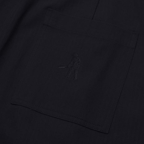 Passport Herringbone Leagues Club Pant in Black