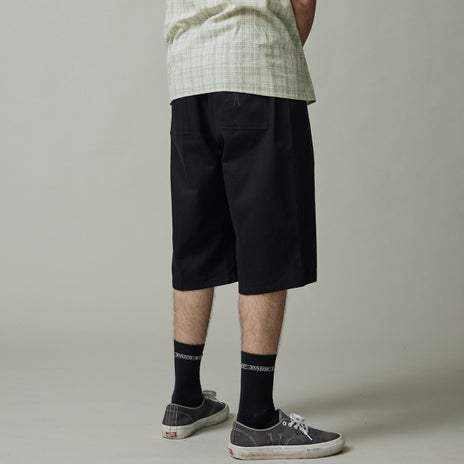 Passport Herringbone Leagues Club Short in Black
