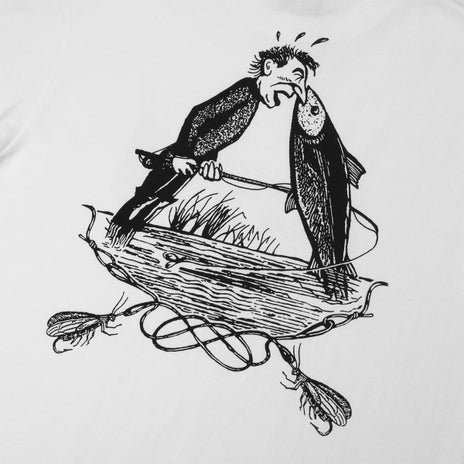 Passport Hook & Line Tee in White