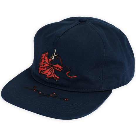 Passport Red Flag Workers Cap in Navy