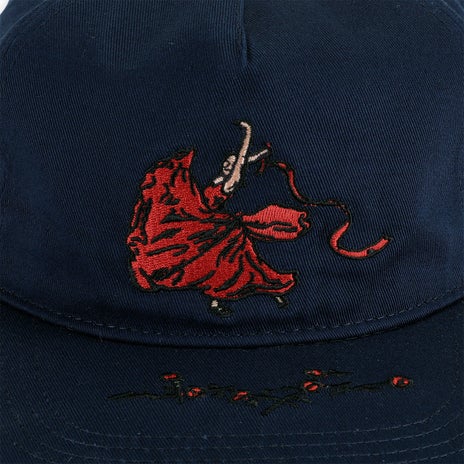 Passport Red Flag Workers Cap in Navy