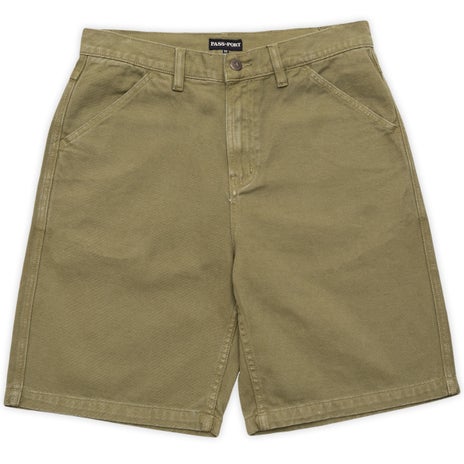 Passport Workers Club Jean Short in Olive