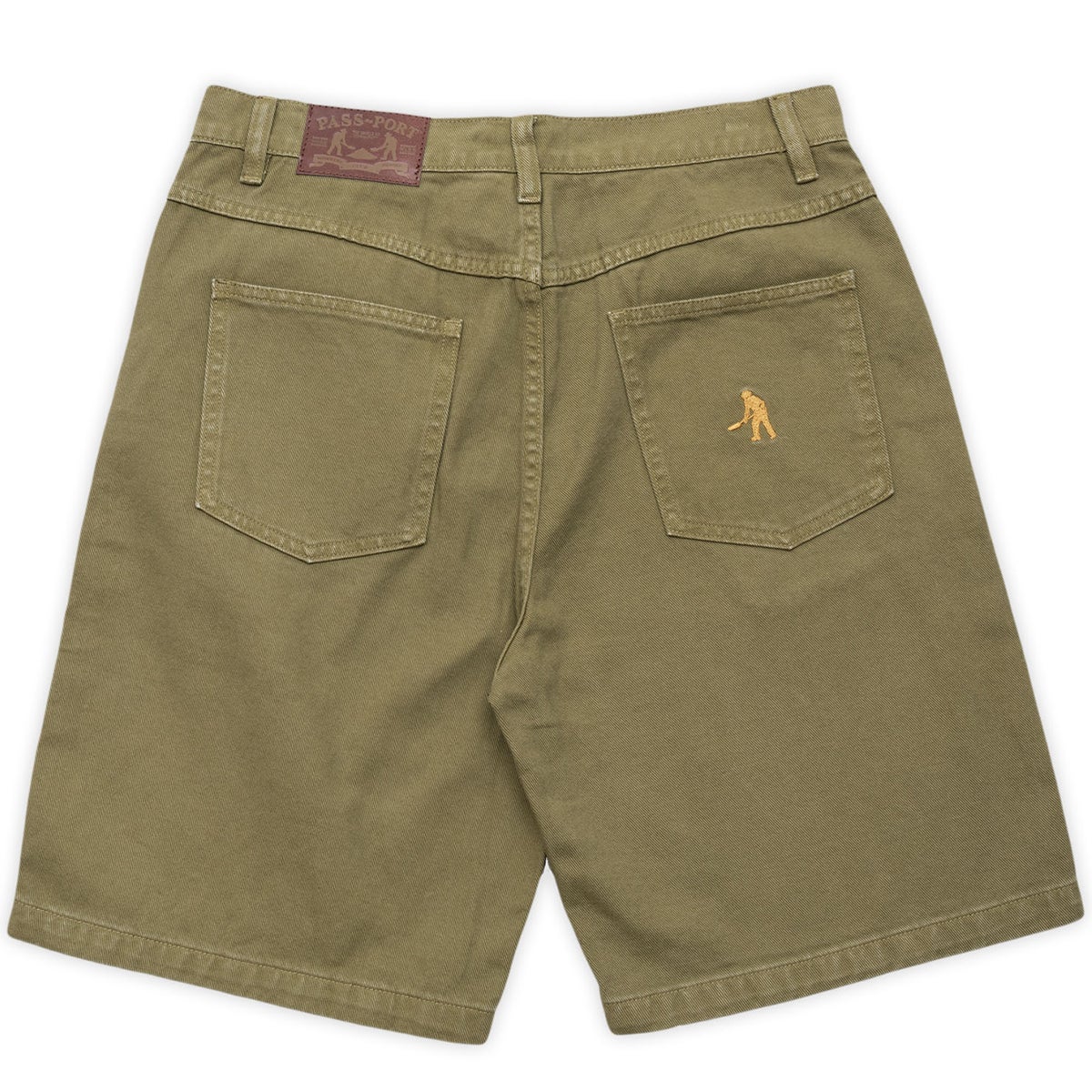 Passport Workers Club Jean Short in Olive | Boardertown AU