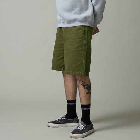 Passport Workers Club Jean Short in Olive
