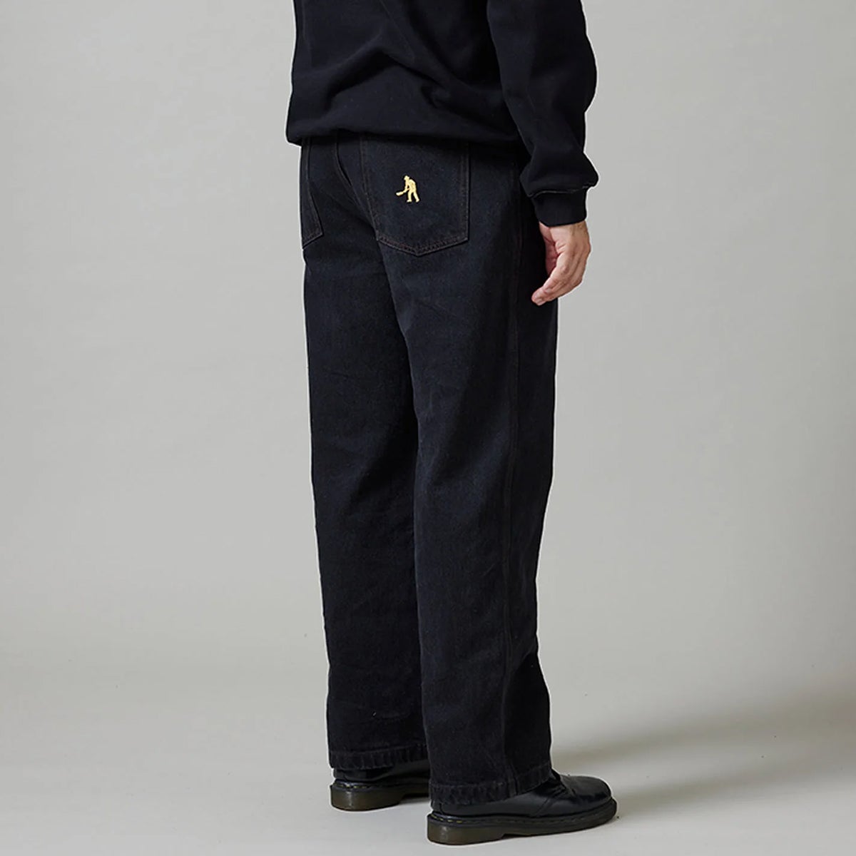 PASSPORT worker club jean ブラックデニム Passport Workers Club Jeans - washed black | Tactics