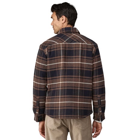 Patagonia LW Insulated Fjord Flannel Shirt in Outdoor/Molasses Brown