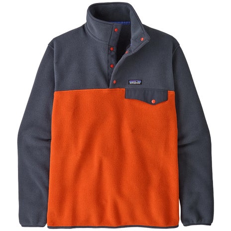 Patagonia LW Synchilla Snap T Pullover in Pollinator Orange