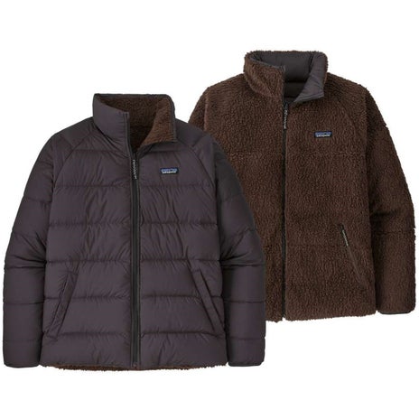 Patagonia Reversible Silent Down Jacket in Ink Black