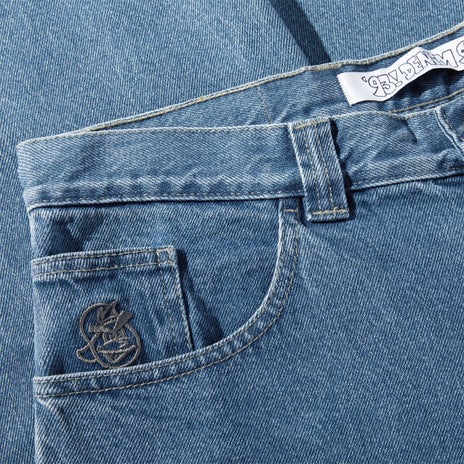 Polar '93! Denim Jeans in Mid Blue