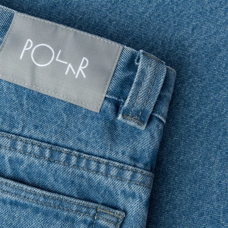 Polar '93! Denim Jeans in Mid Blue