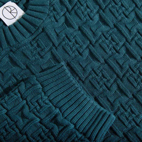 Polar Alex Sweater in Petrol Blue