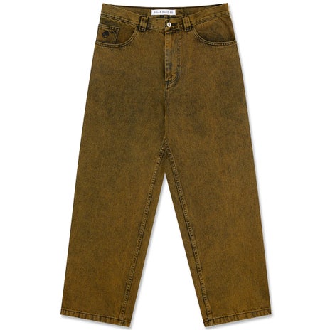 Polar Big Boy Jeans in Yellow Black