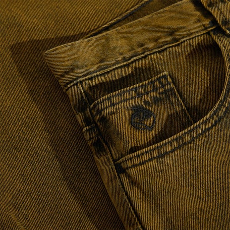 Polar Big Boy Jeans in Yellow Black