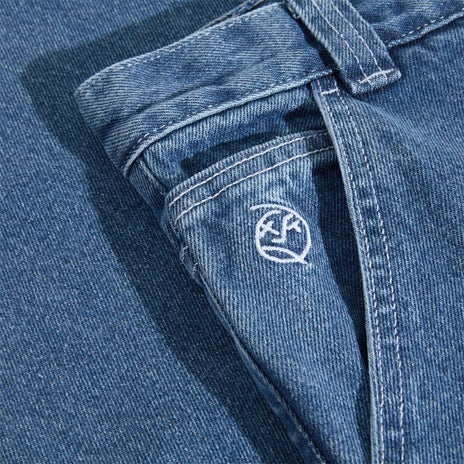 Polar Big Boy Work Pants in Blue Wash