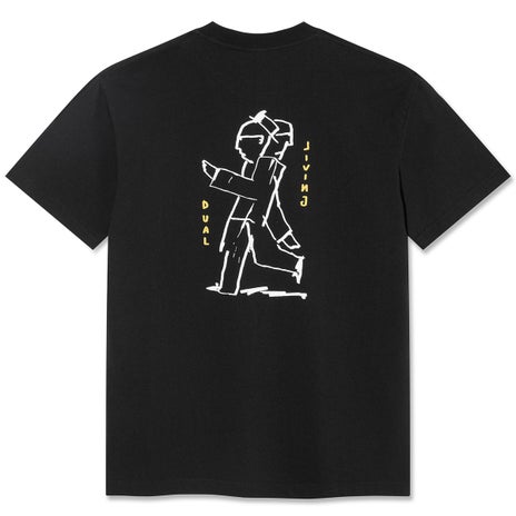 Polar Dual Living Tee in Black