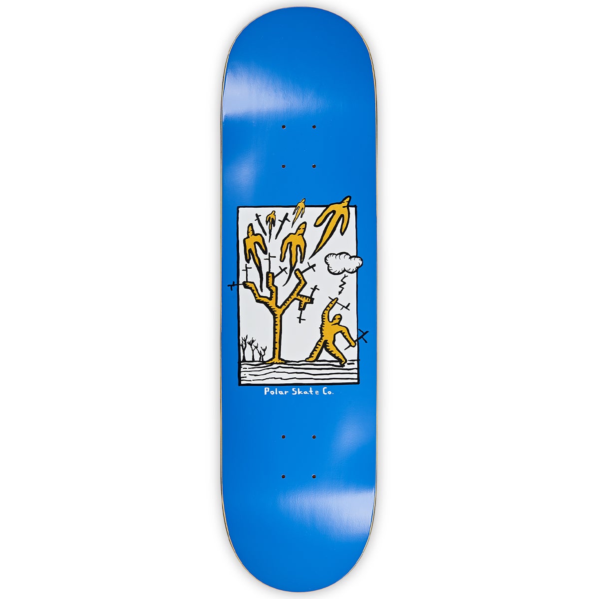 Polar Heaven Blue Skateboard Deck in Blue Boardertown