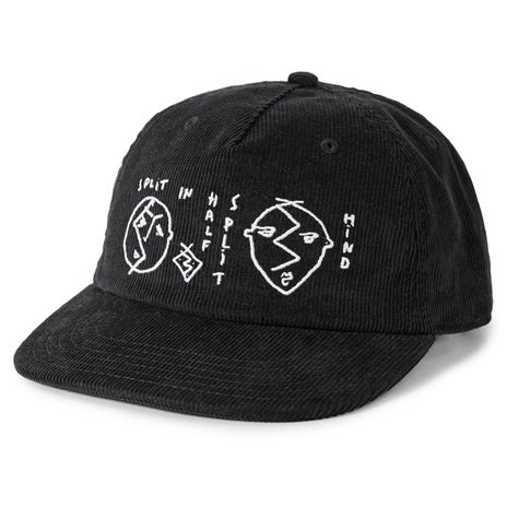 Polar James Split in Half Cap in Black