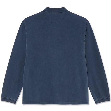 Polar Serge Polo L/S Shirt in Blue