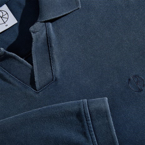 Polar Serge Polo L/S Shirt in Blue