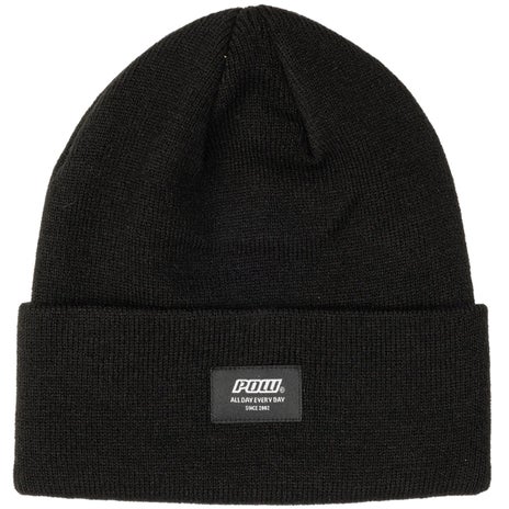 POW Logo Beanie in Black