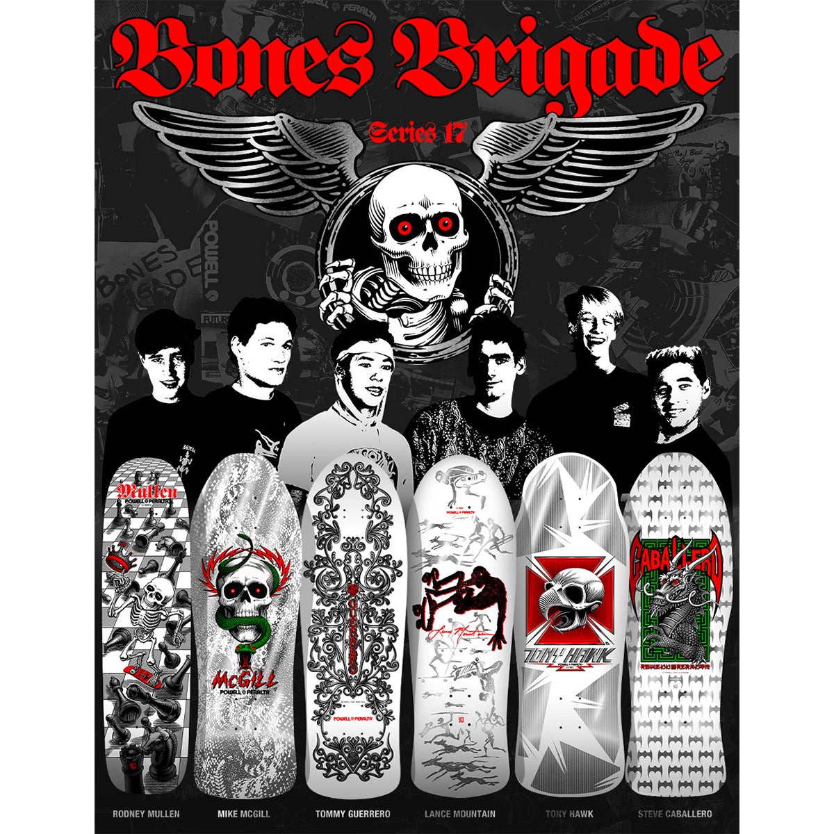 Powell Peralta Bones Brigade Lance Mountain Series 17 Skateboard