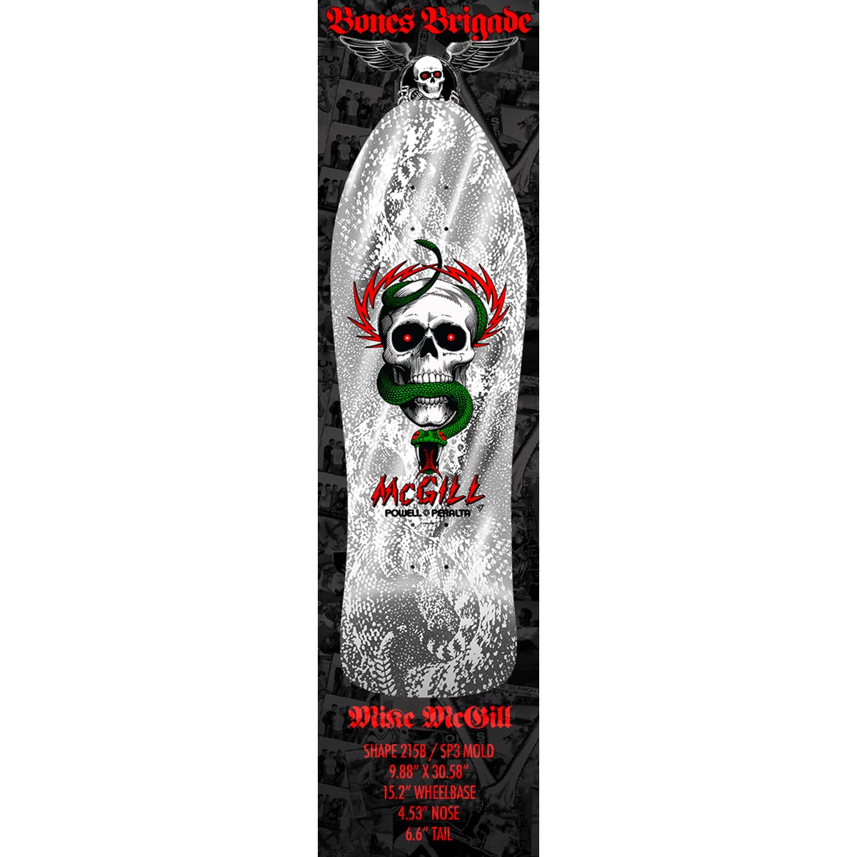 Powell Peralta Bones Brigade Mike Mcgill Series 17 Skateboard Deck
