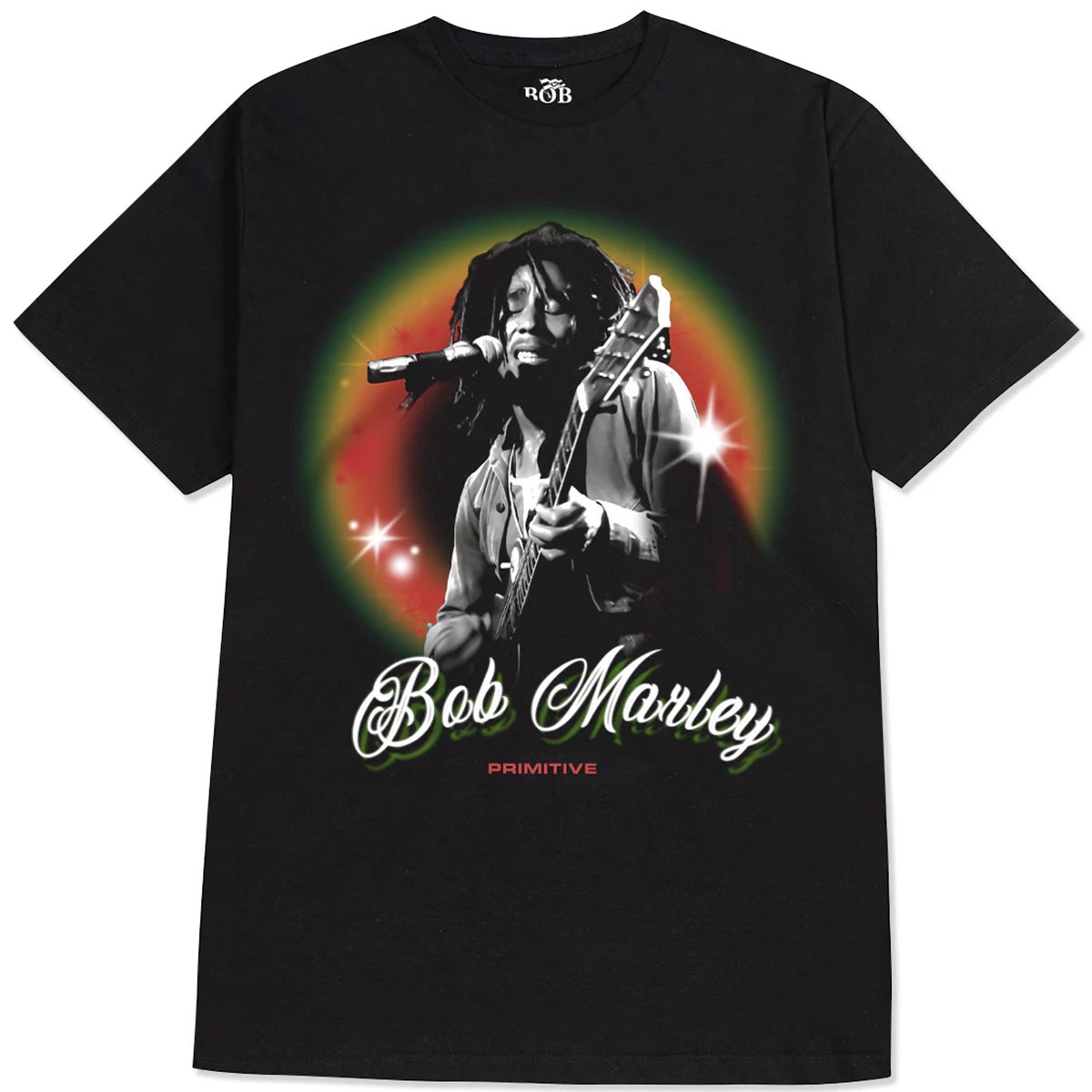 Bob Marley Vader Bob Marley Unisex Kaya Tour T Shirt Black