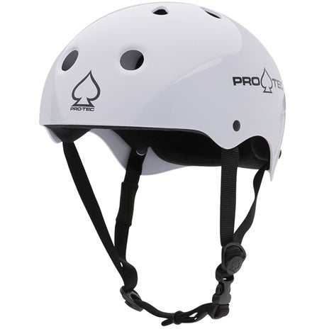 Pro-Tec Classic Helmet in Gloss White