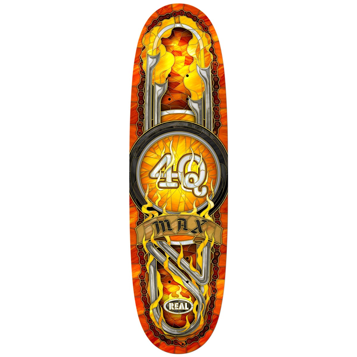 Real 4Q Cathedral Skateboard Deck in Schaff | Boardertown