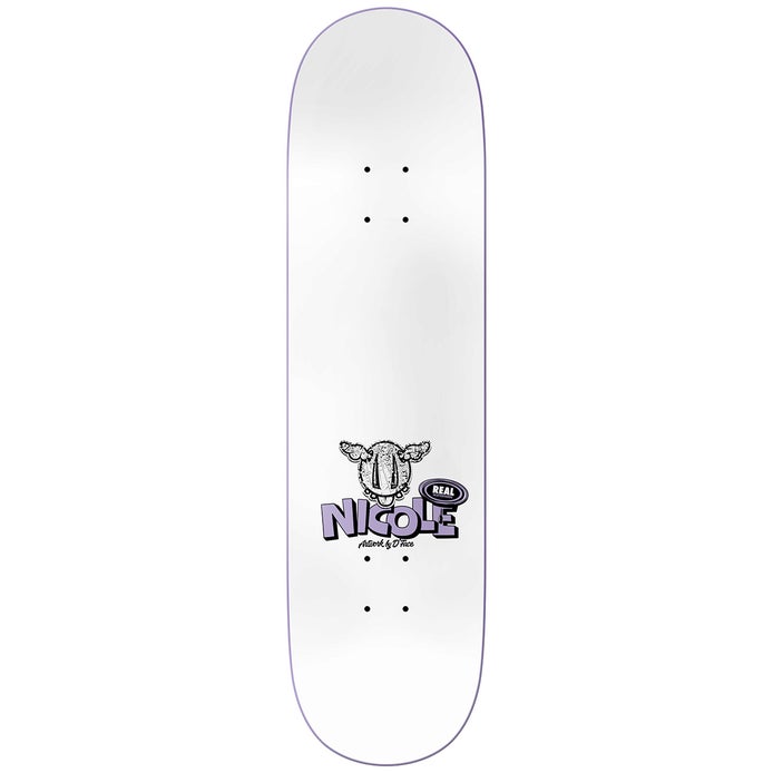 Real x D*Face Skateboard Deck in Hause