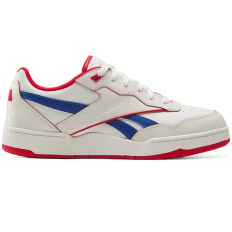 Reebok BB 4000 II Shoe in Chalk/Vector Blue/Vector Red