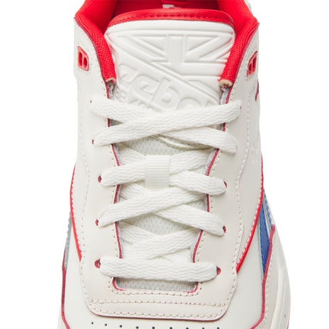 Reebok BB 4000 II Shoe in Chalk/Vector Blue/Vector Red