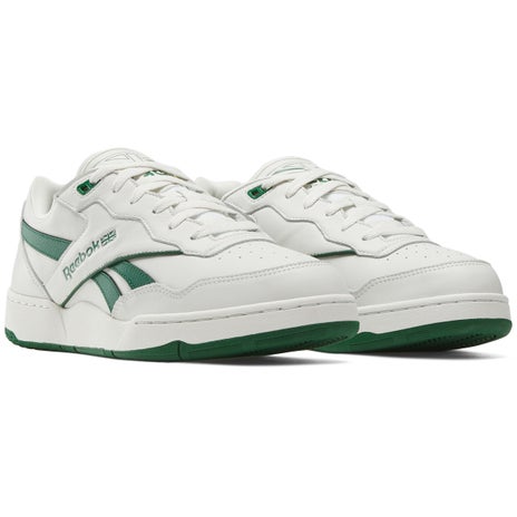 Reebok BB 4000 II Shoe in Pure Grey/Dark Green/Pure Grey